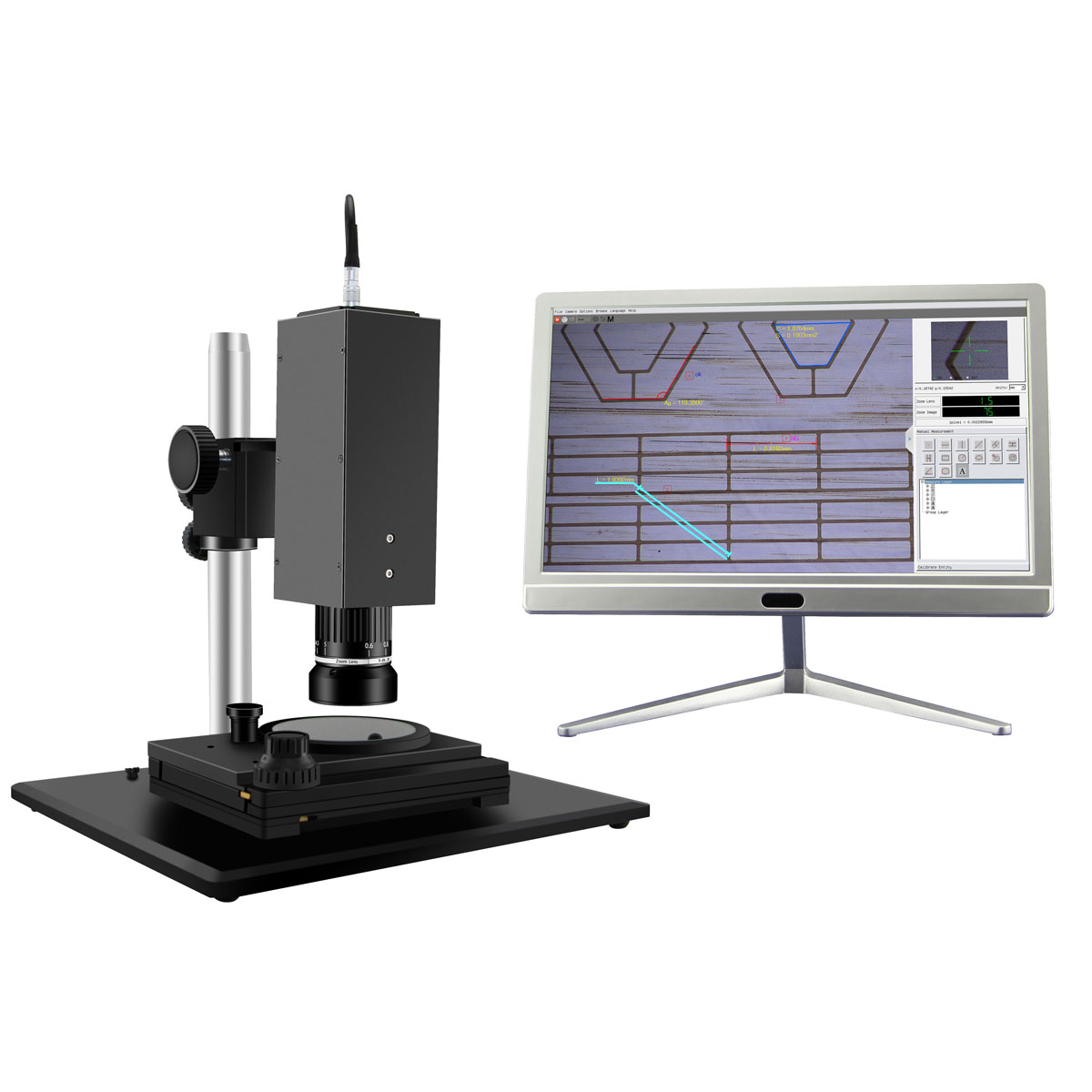 FM325MP 免标定免电脑智能测量视频显微镜